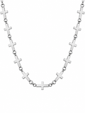 Collar cruces silver