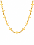 Collar cruces gold