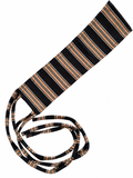 Fajín de mujer estampado negro y beige 100% algodón