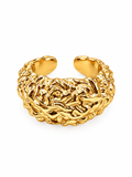 Anillo roca gold