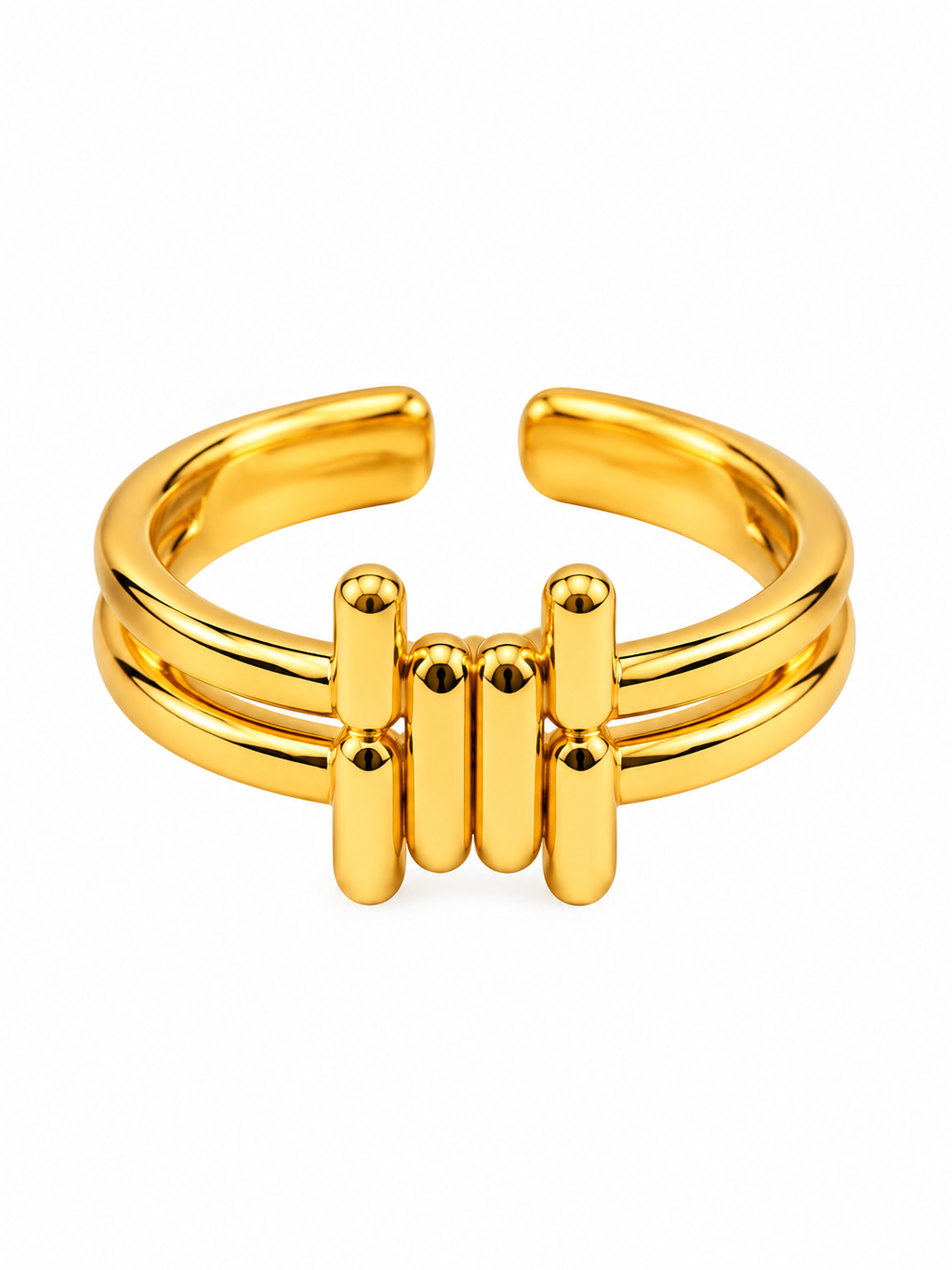 Anillo trama gold