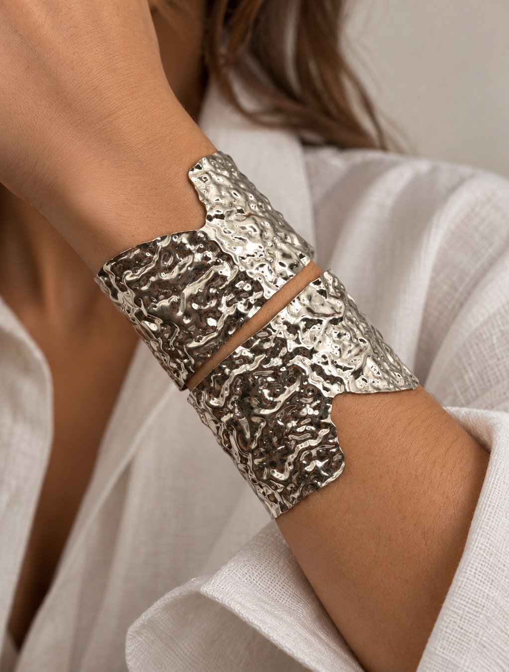 Brazalete Alda silver