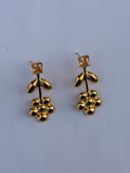 Pendientes florecilla brilli inox